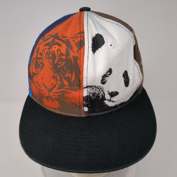 San Diego Zoo & Safari Park Youth Snapback Hat Multicolor OS Animal Print Cotton - Picture 2 of 9
